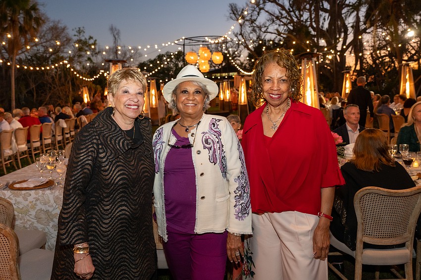 Nancy Thompson, Carolyn Glenn and Blanche Nicoles