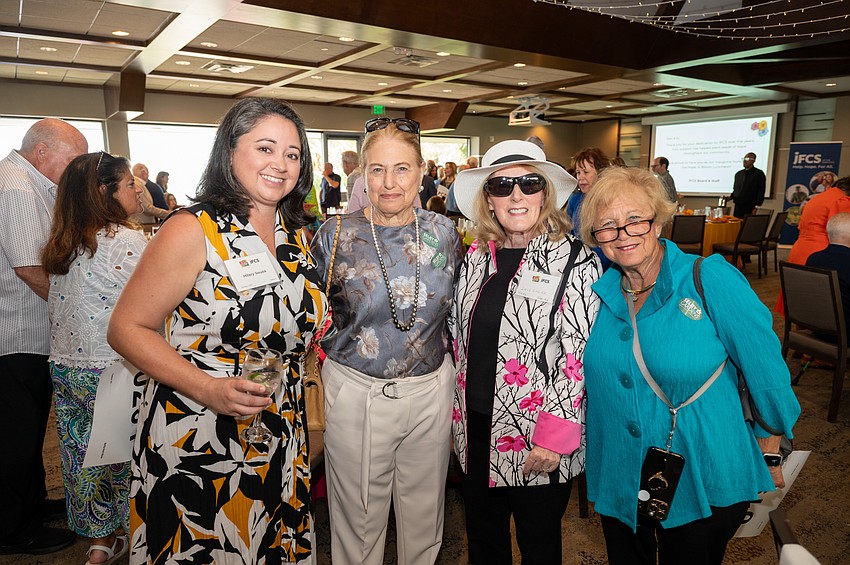 Hilary Souza, Betty-Jean Bavar, Lois Lucek and Michele Katz