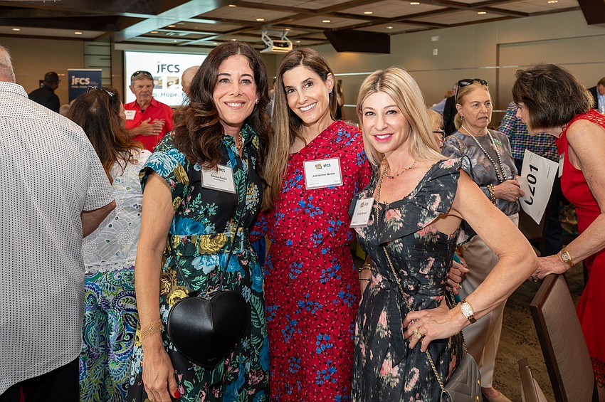 Sasha Rosin, Adrienne Bavar and Emily Stroud