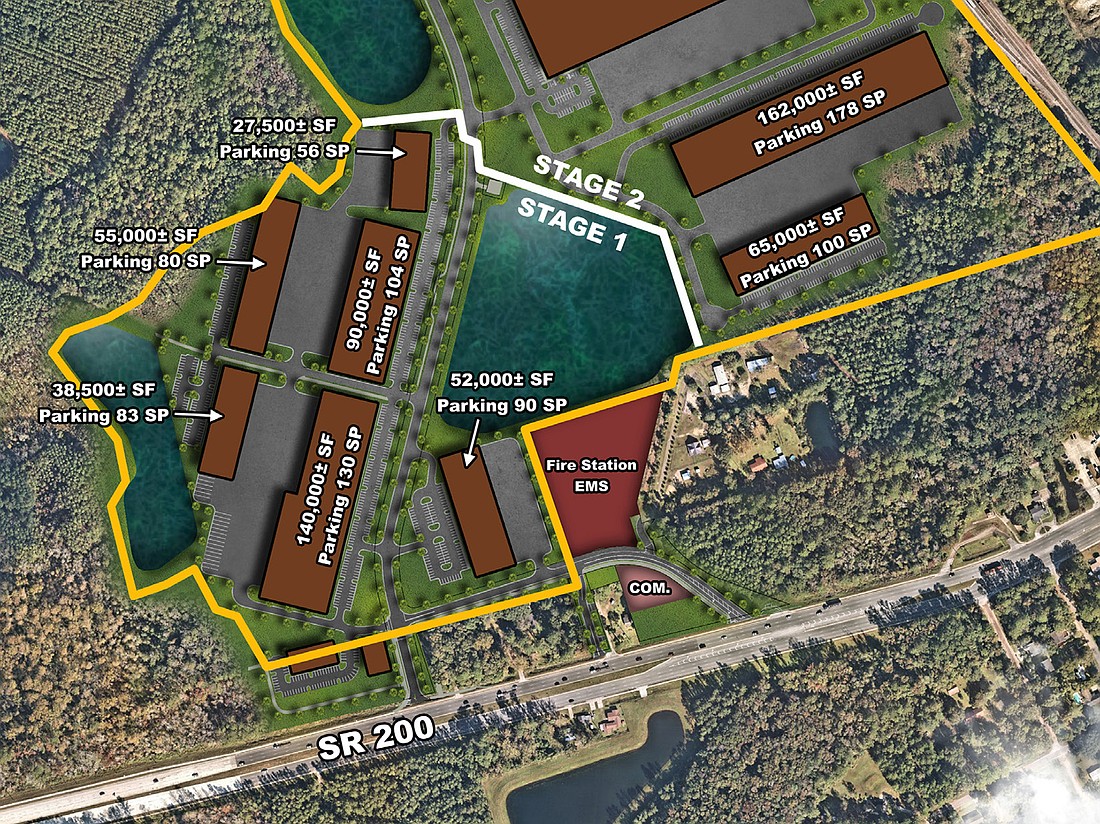 Pattillo Industrial Real Estate is exploring development of a 400,000-square-foot building called Project Wildworks 1 in Wildlight Commerce Park in Yulee.