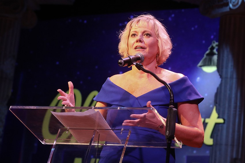 FST Managing Director and the 2025 Shindig Mistress of Ceremonies Rebecca Hopkins