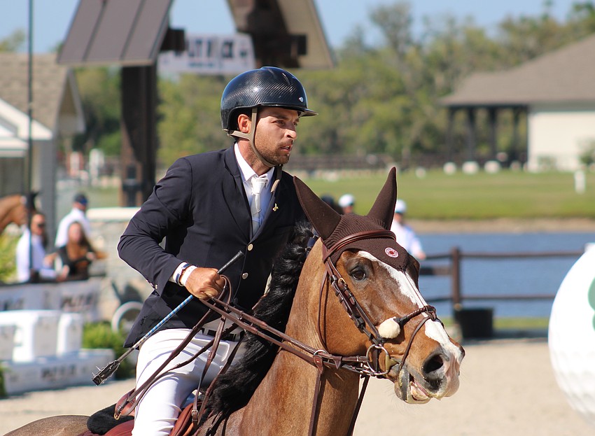 Israel's Daniel Bluman begins his run aboard Hummer Z on Saturday at TerraNova during the Split Rock Jumping Tour Finale.