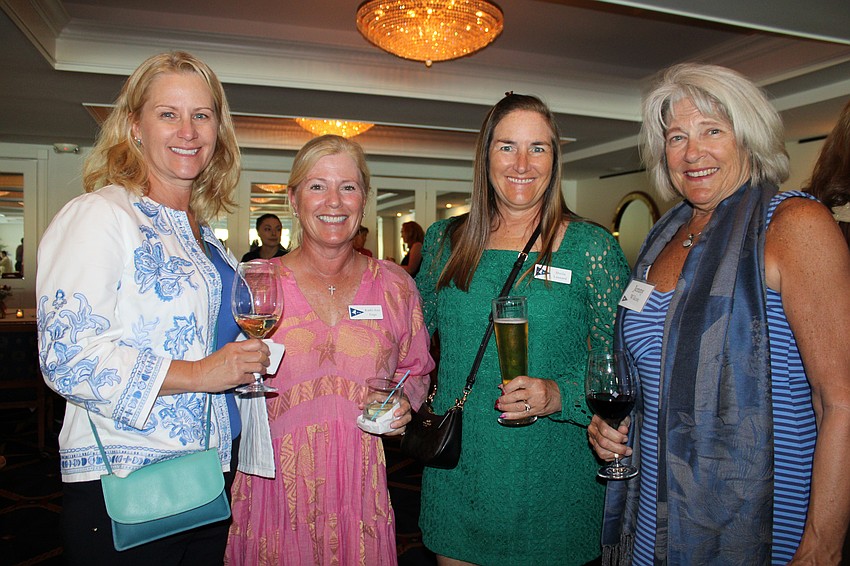 Julie Boschelli, Kathi-Ann Gage, Sheila Leonard and Jenny Willcox enjoy the 