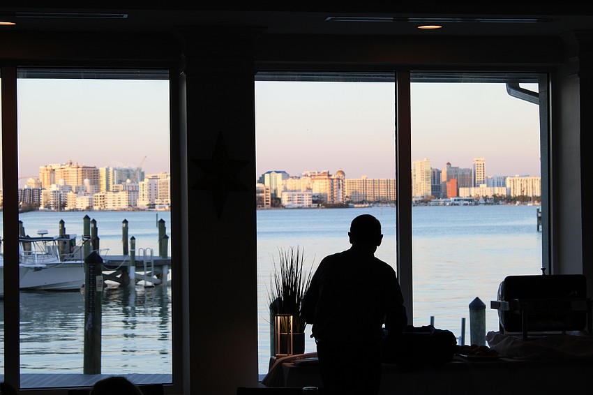 Club leaders say visitors will be able to enjoy an even better version of an incredible view of downtown Sarasota from the elevated new clubhouse.