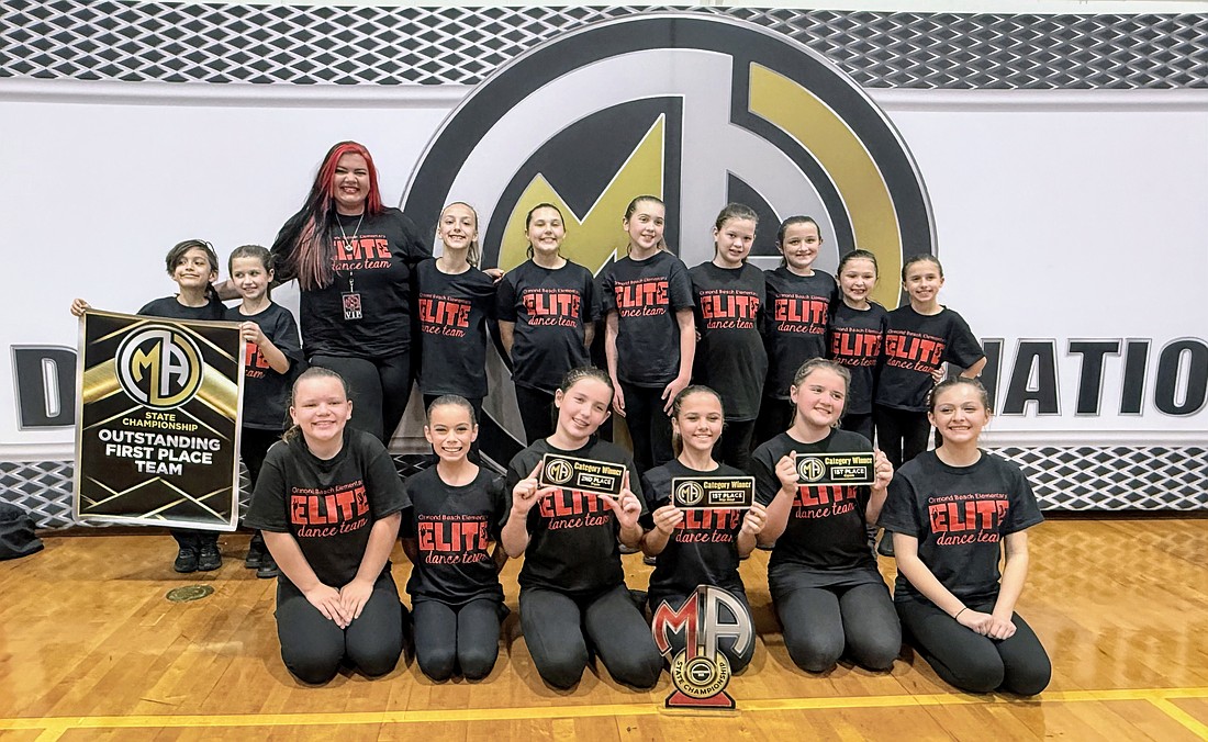 Ormond Beach Elementary dance instructor Bree Corbitt and the school dance team. Courtesy photo