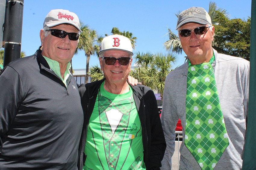 BJ Skar, Phil Dimodica and Dan Sommer go formal with their St. Patrick's Day-themed garb.