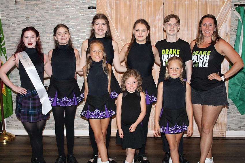 Back left to right: Sarah Daley, Madison Seelye, Haley Seelye, Ashlynn Seelye, Eli Murphy, Instructor Catherine Cier; Front left to right, Trinity Davis, Haven Wheeler and Gemma Davis.