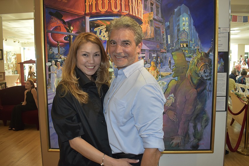 Salta Alkey and her partner Nick Ragni