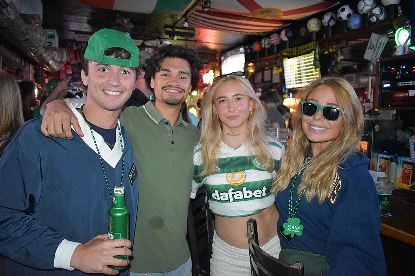 Jack Corcoran, his cousin Leo Martinez, and Jas Sawyer and Luci Duke, fellow New College students of Corcoran. 