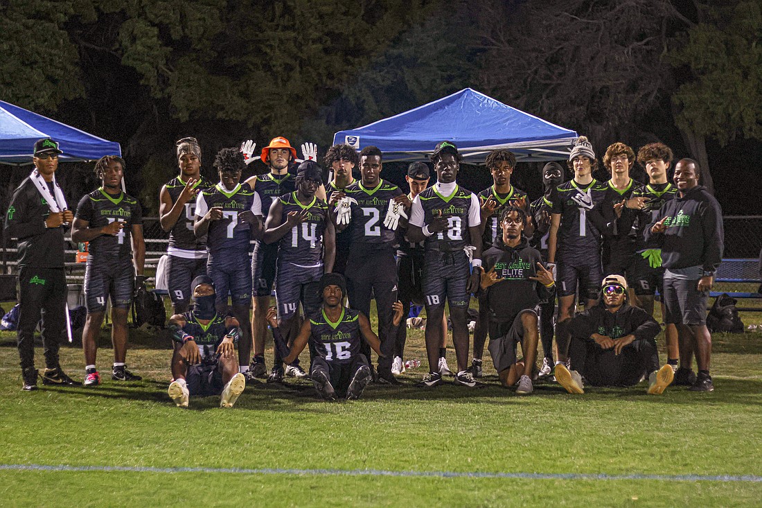The Get Active 7-on-7 team, coached by Denzel Irvin, participated in the first Lit Nights last year.