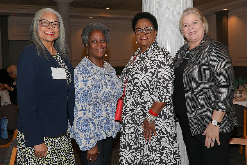 Felecia Jett, Janice Dunbar-Simon, Sylvia Archie and President and CEO Ashley Brown
