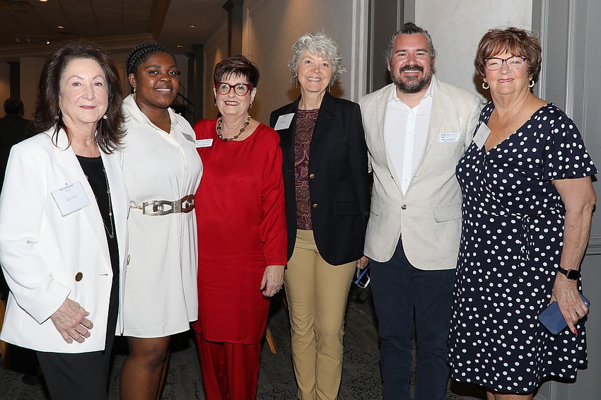 Brenda Parker, Nervely Sainvil, Deborah Kostroun, Pam Truitt, Brent Giangregorie and Laurie Lawrence