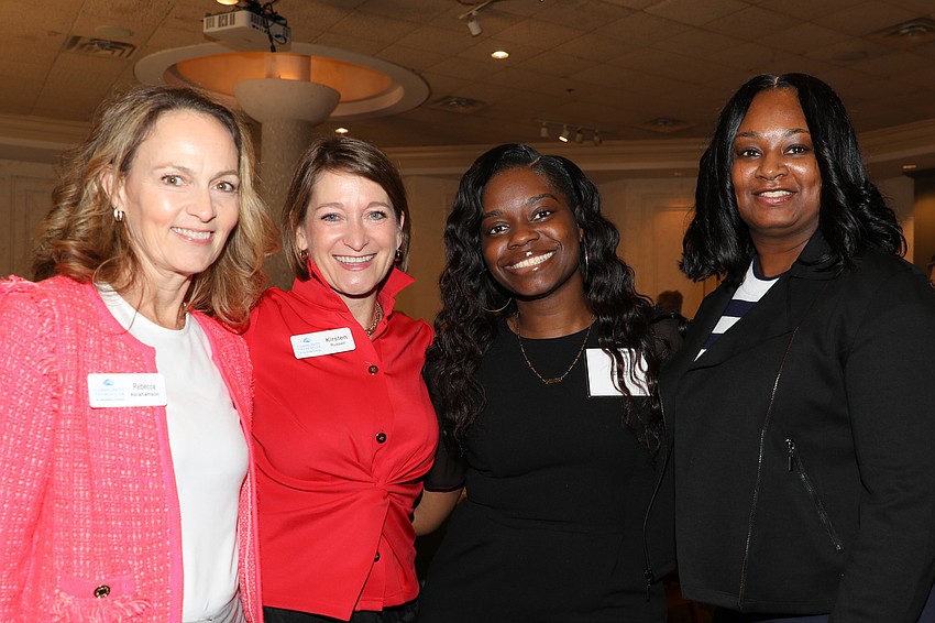Rebecca Abrahamson, Kirsten Russell, Kia Celestin and Reesa Bland