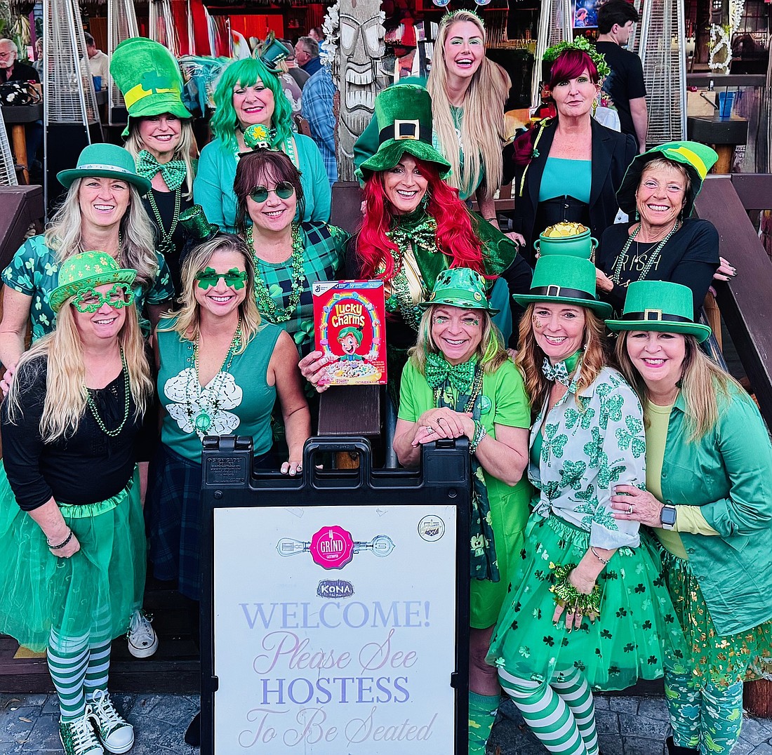 Front row: Nancy Watson, Darcy Allen, Rhonda Newton,Sandy Cassella and Marta Goodner. Second row: Marsha Sheppard , Molly Bastion,
Pamela Baird Mengel and Mary Barber. Back row: Teri Garcia, Eldora Barnhart, Kelley Nicholle and Debbie Sullivan. Courtesy photo