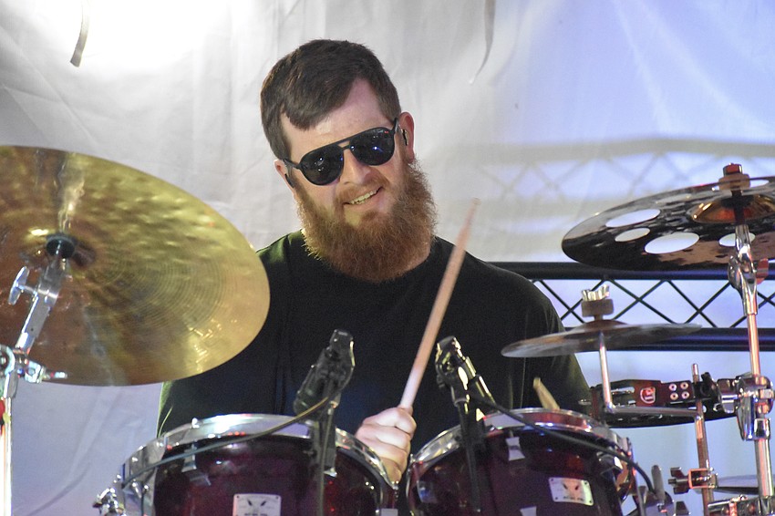 Jared Johnson of Jack'D Up plays drums.