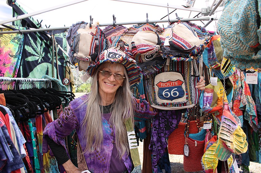 Janet Zumfelde of Purses Just 4 U said Dag Fest was perfect for her wares. The late Dagmar Beavers, whose property hosted the festival March 22 in Myakka City, was described as somewhat of a 