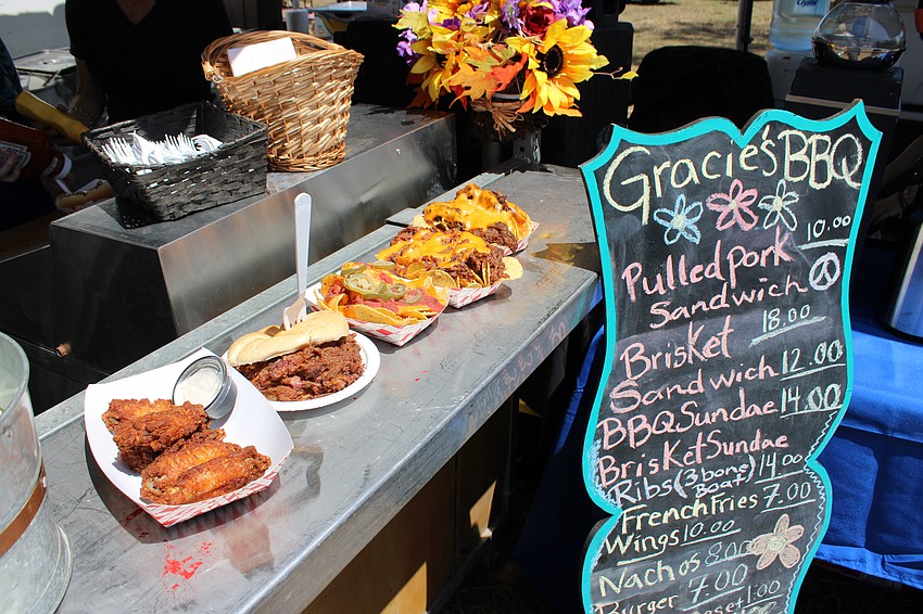 Dag Fest offered plenty of good food, such a barbecue.