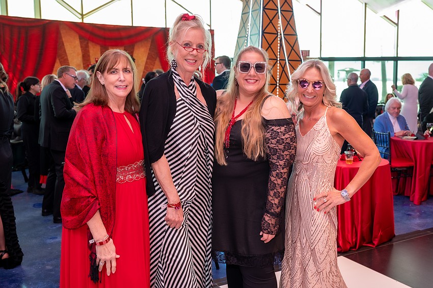 Cindy Miller, Kathy and Gana Gilkey and Mette Milland