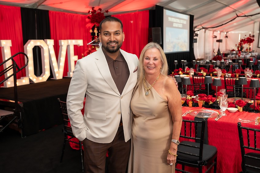 Sajid Khan and Julie Harris