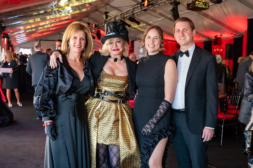 Christa Sullivan and Gigi Rogers with Anna and Dillon Kiser