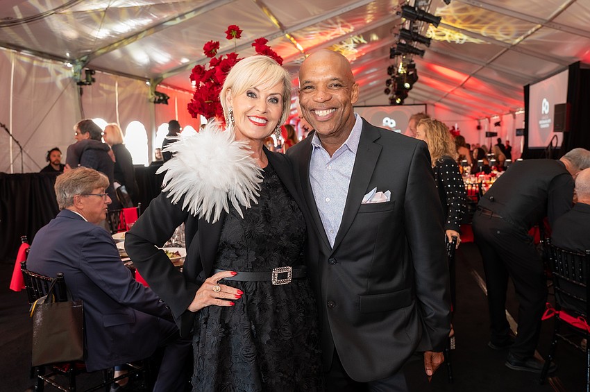 Linda Kryzinski and Marlon Brown