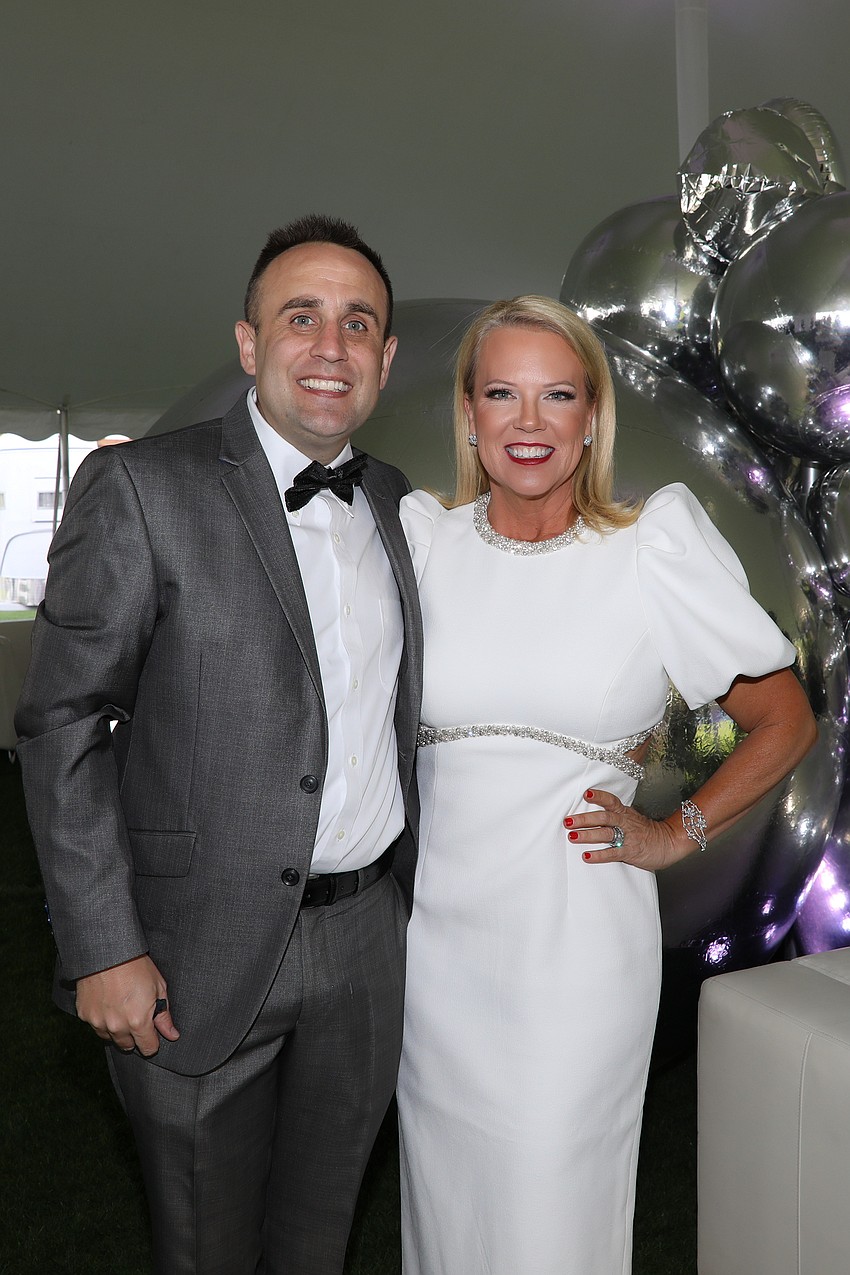 ODA Director of Development Michael Salmon and Banyan Ball Chair Jamie Becker