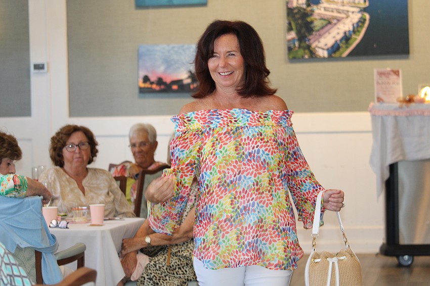 Mary Beth Schiavone opens the 2025 Couture for the Cure show.