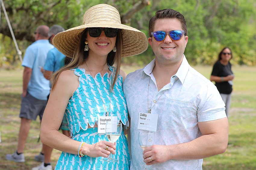 Mote Marine fans and supporters Stephanie and Bobby Troxler.