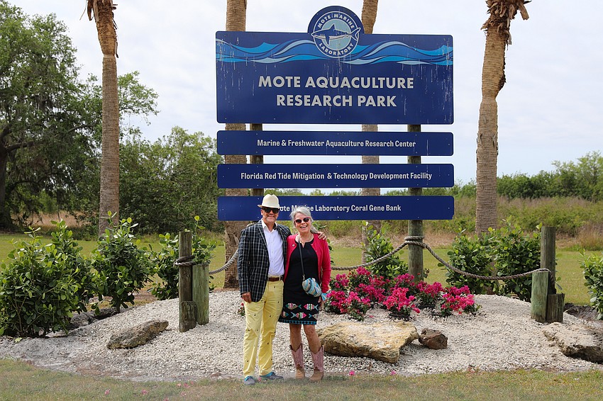 Roy and Tracy Ketzler attend the Farm to Fillet luncheon supporting Mote Marine.