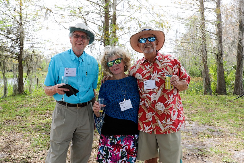 Neil Goeppinger with Louise and Jim Tario