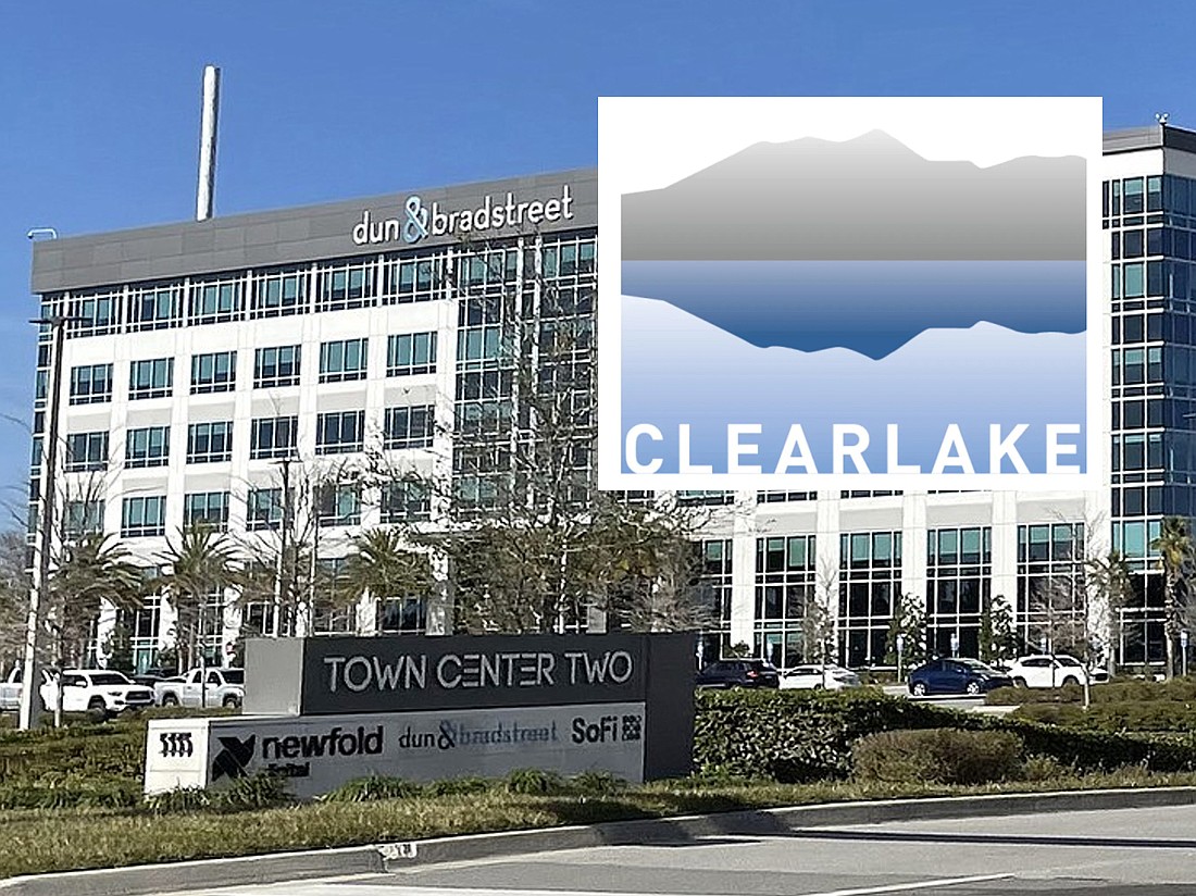 Clearlake Capital Group L.P. says has a deal to acquire Dun & Bradstreet headquartered in the Town Center Two building at 5335 Gate Parkway.