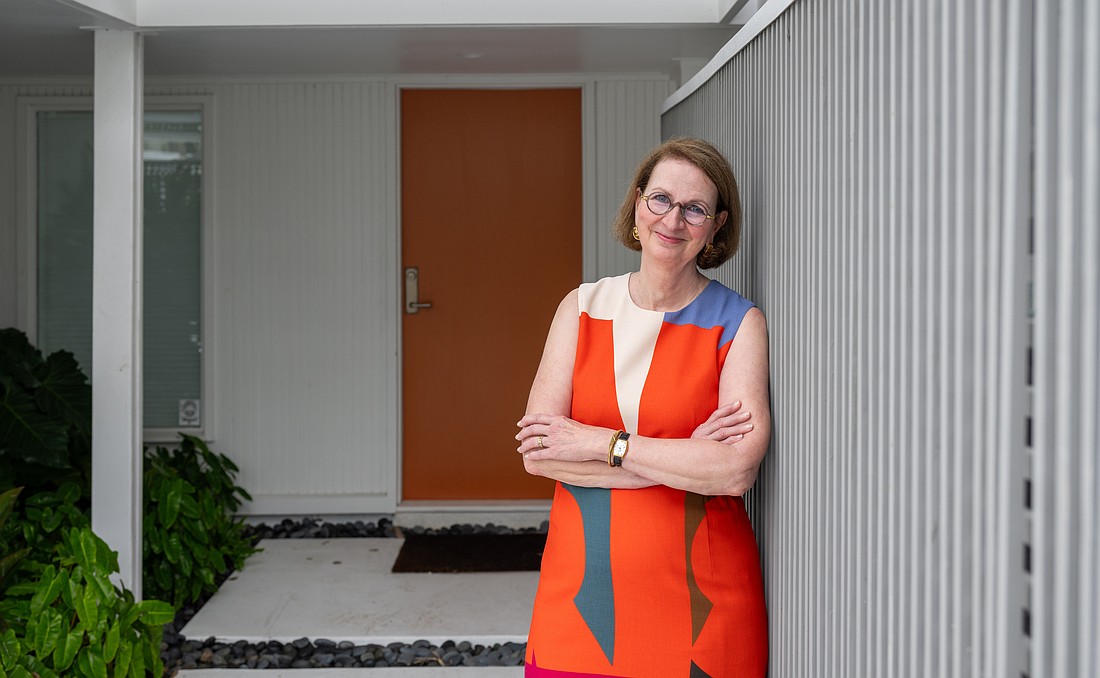 Anne Essner, board chair of Architecture Sarasota, is a passionate advocate for the preservation of mid-century architecture.