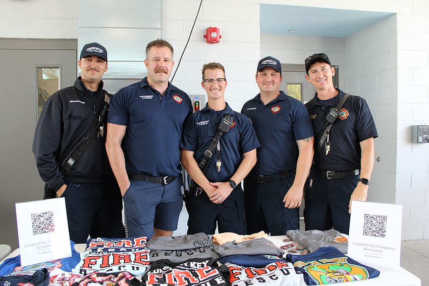 Tyler Anderson, Zach Schield, Trey Bowlin, Derek Flaim and Lt. Daniel Heath.