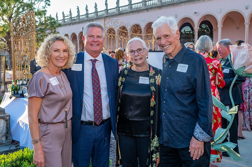 Jenni and Paul Hudson with Fran Fergusson and John Bradbury