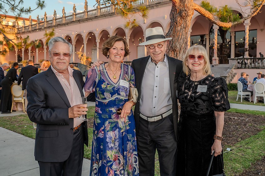 Bill and Jan Farber with Richard and Ellen Sandor