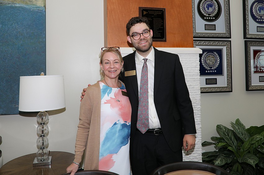 Karen Misantone and Davis Wolfe from the Sarasota Opera.