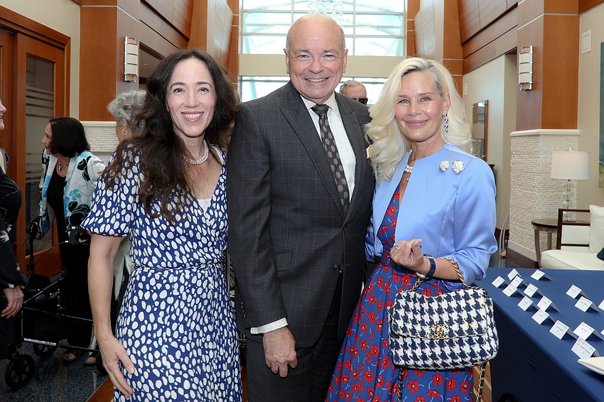 Kris Ravenscroft, General Director Richard Russell and Michelle-Marie Heinemann