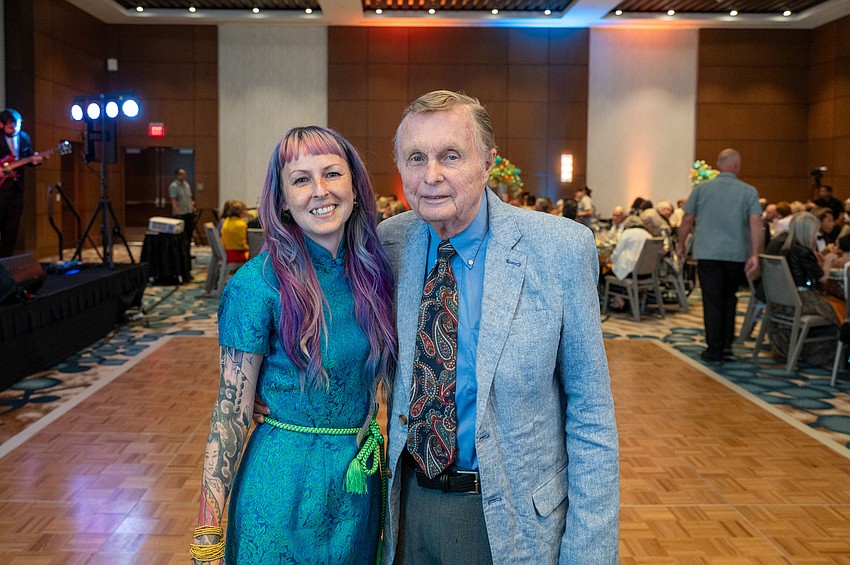 Megan Howell and Charlie Sanpetro