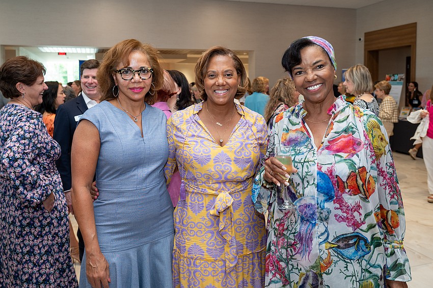 Evonne Taylor, Hillary Dunson and Deon Brown