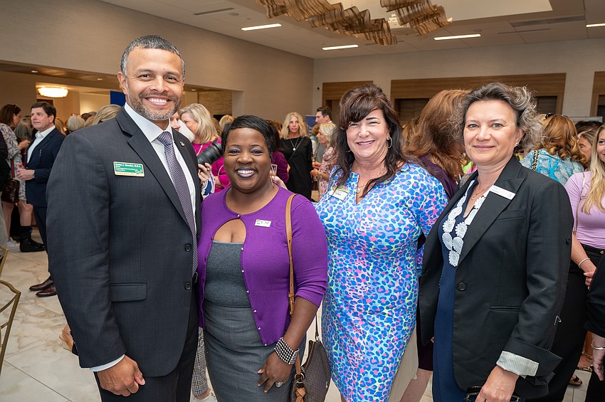 Carlos Moreira, Quanette Feazell, Lana Walsh and Yulia Kuzenko