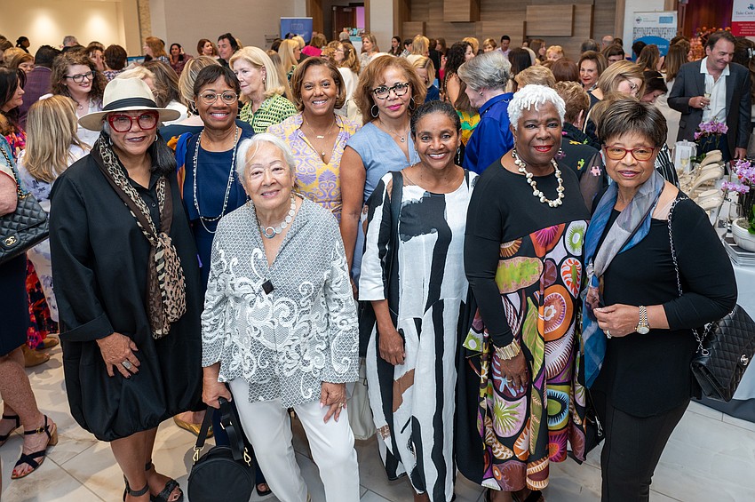 Shirley Miller, Kim Parris, Claudia Swan, Hillary Dunson, Evonne Taylor,  Charmaine Downie,  Jacquelyn Smalley and Rosa Stanfield
