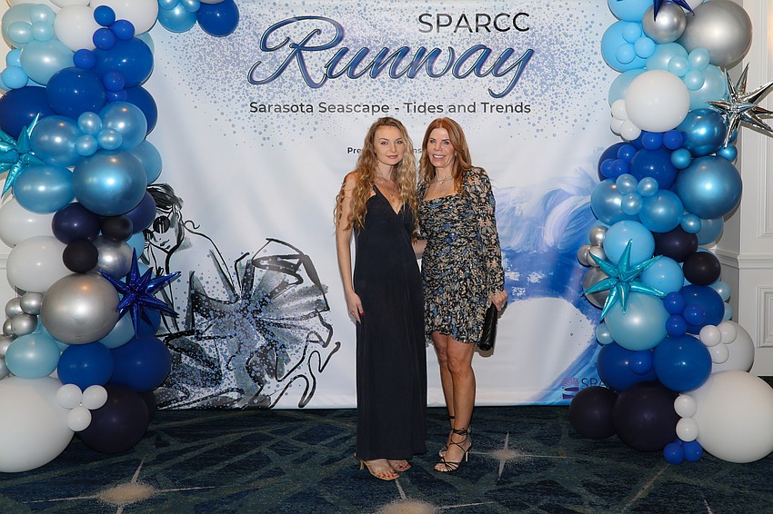 Kali Karcher took a flight from Pensacola to attend the SPARCC Fashion Show as a guest of Renee Phinney from sponsor Palm Printing.