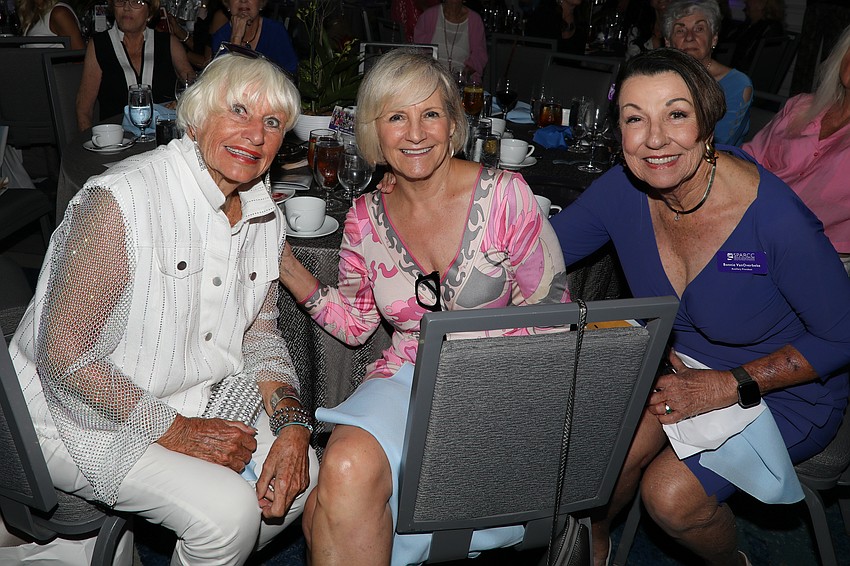 Terri Kowalski, Colleen Curran and Bonnie VanOverbeke, who is the SPARCC Auxiliary president.