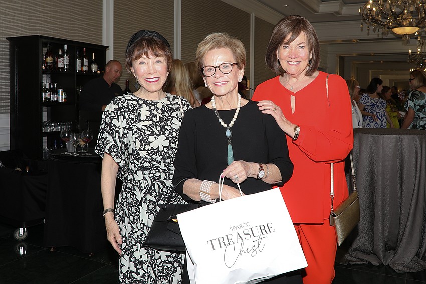 Patty Santarosa with SPARCC board members Joan Castellani and Gwen Arcara.