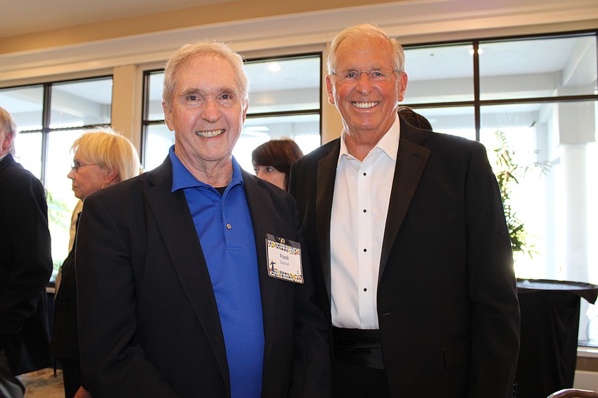 Frank Sulzman and Commissioner Charles Eldridge