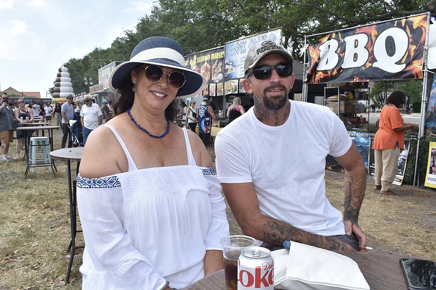 Tonya Laughlin and Michael Goodrow. The two just met and were 