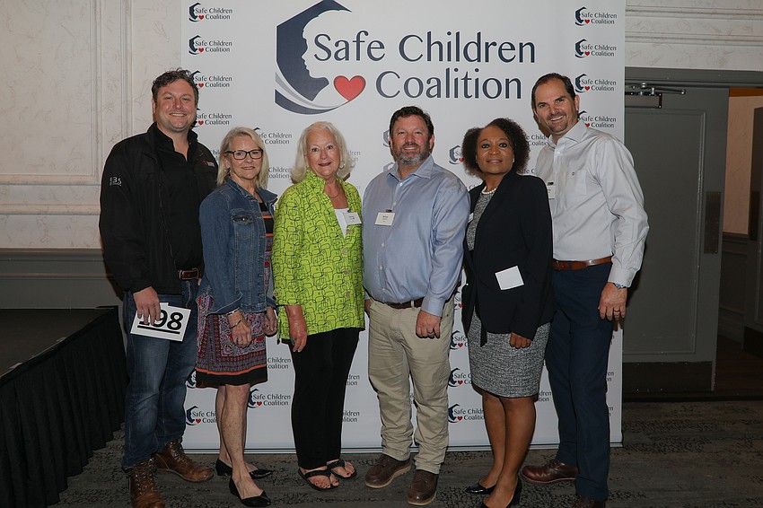 Kent Hayes, Katie Hayes, Susan Erhart, Brian Lever, Jacqueline House and Nathan Renner