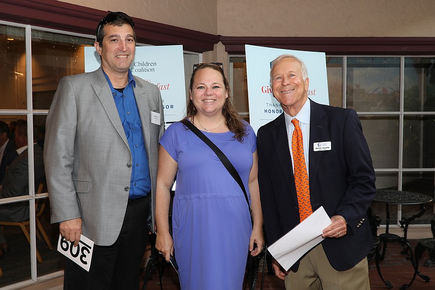 Andrew and Nicole Azzarello with Steven Hurwitz