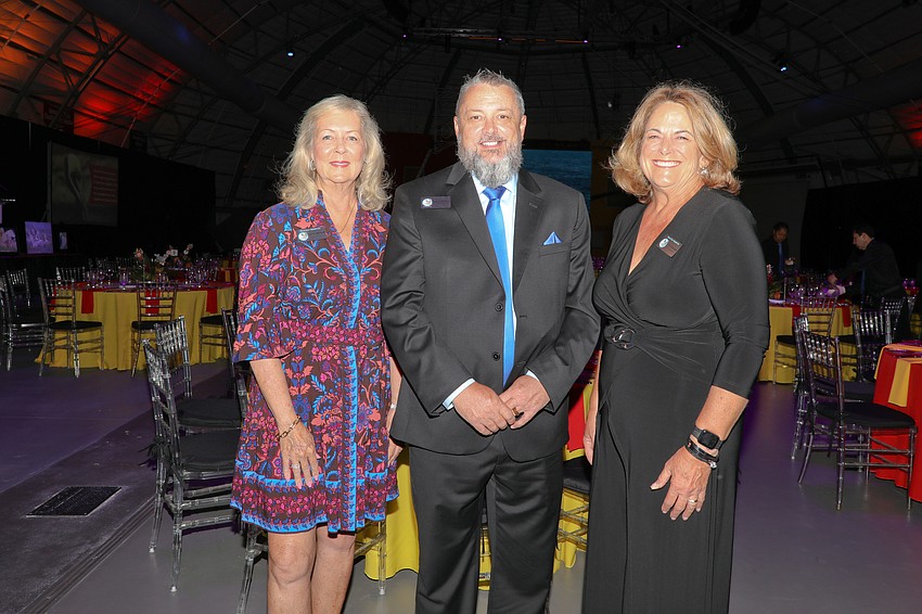 Save Our Seabirds board chair and event co-chair Linda Mitchell, Executive Director Brian Walton and board member and co-chair Nancy McLean