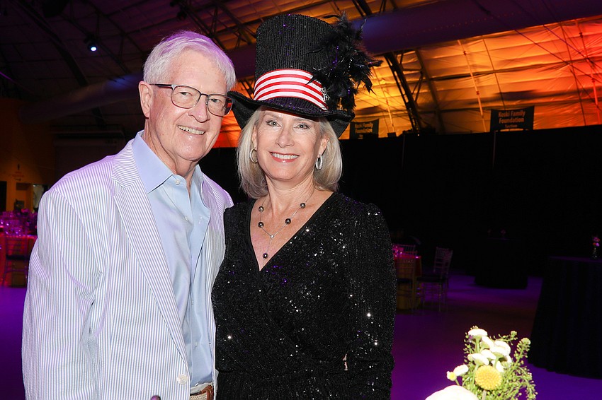 Nick and Danielle Gladding attend the Save Our Seabirds gala held on March 29.